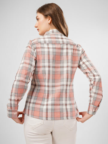 Formal checkered shirt