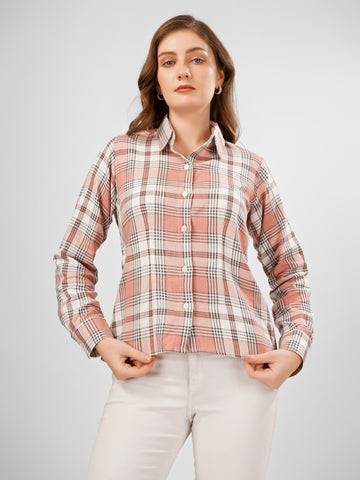 Formal checkered shirt